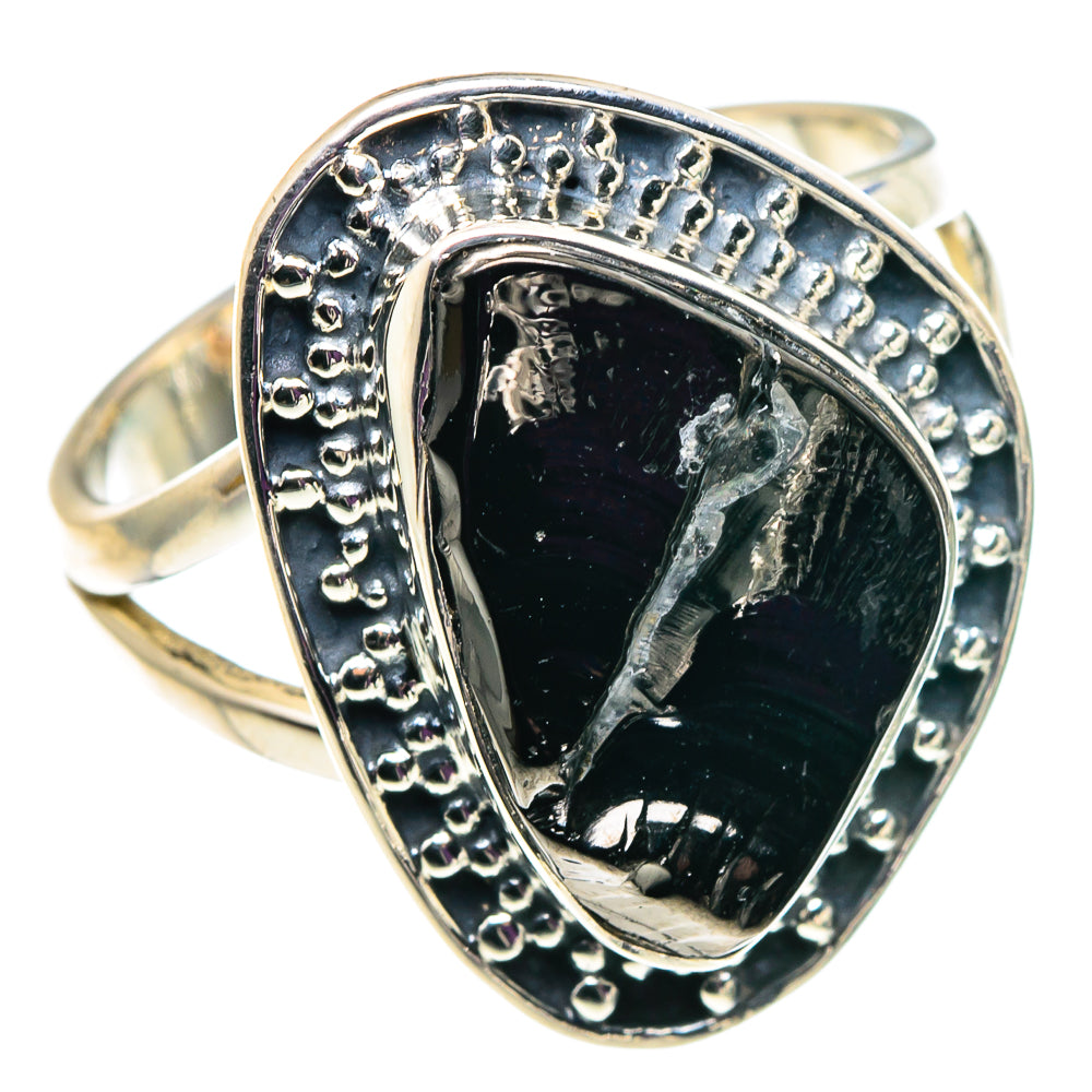 Shungite Rings handcrafted by Ana Silver Co - RING92486