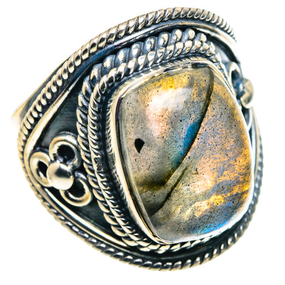 Labradorite Rings handcrafted by Ana Silver Co - RING92489
