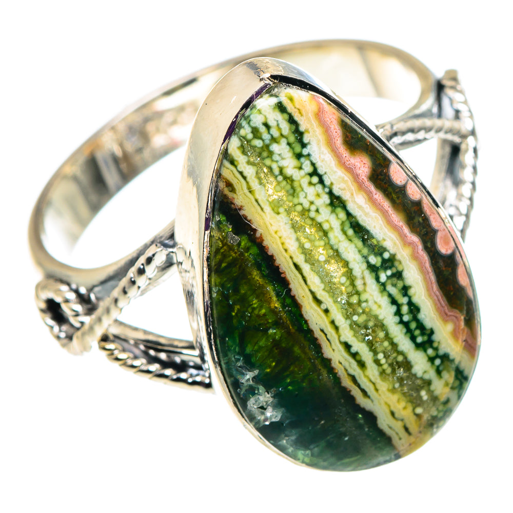 Ocean Jasper Rings handcrafted by Ana Silver Co - RING92494