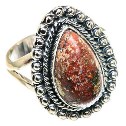 Red Jasper Rings handcrafted by Ana Silver Co - RING92495 - Photo 2