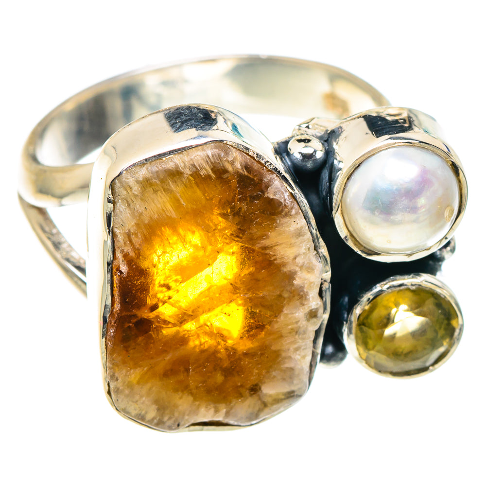 Citrine Rings handcrafted by Ana Silver Co - RING92496