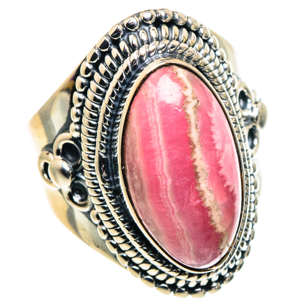 Rhodochrosite Rings handcrafted by Ana Silver Co - RING92499