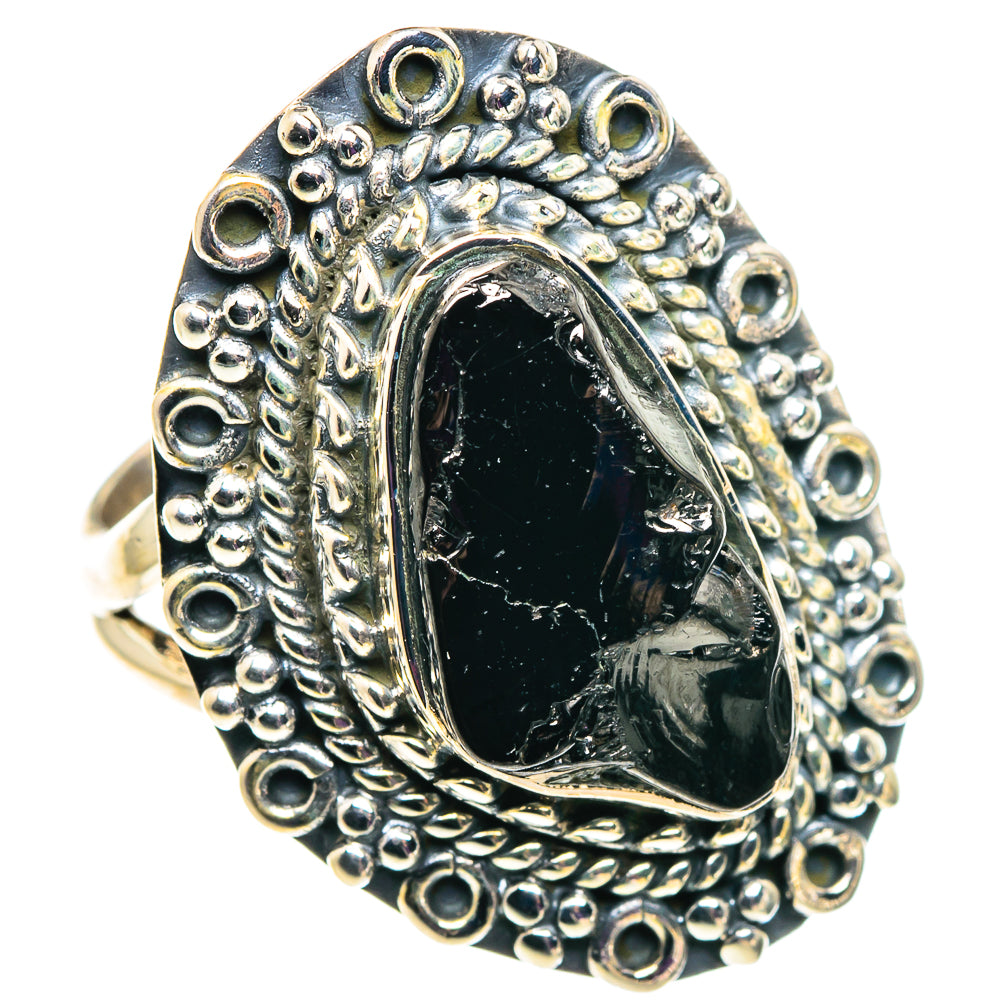 Shungite Rings handcrafted by Ana Silver Co - RING92501 - Photo 2