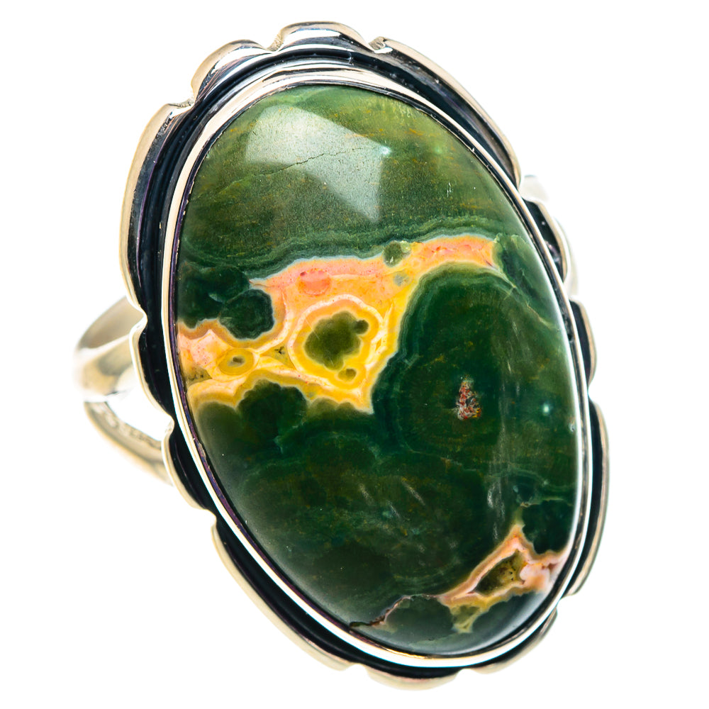 Ocean Jasper Rings handcrafted by Ana Silver Co - RING92509