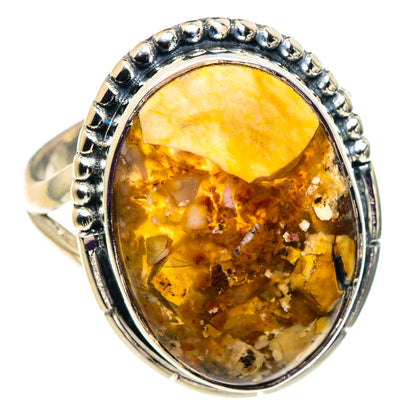 Brecciated Mookaite Rings handcrafted by Ana Silver Co - RING92510