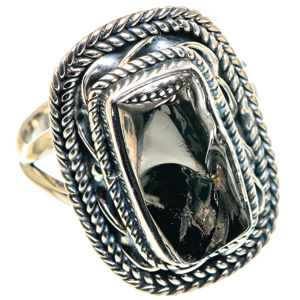 Shungite Rings handcrafted by Ana Silver Co - RING92529 - Photo 2