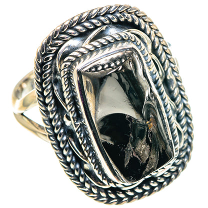 Shungite Rings handcrafted by Ana Silver Co - RING92529 - Photo 2