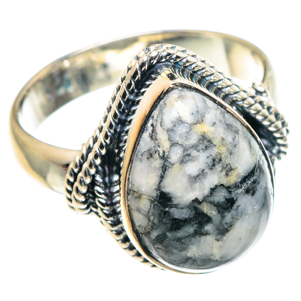 Pinolith Jasper Rings handcrafted by Ana Silver Co - RING92532 - Photo 2