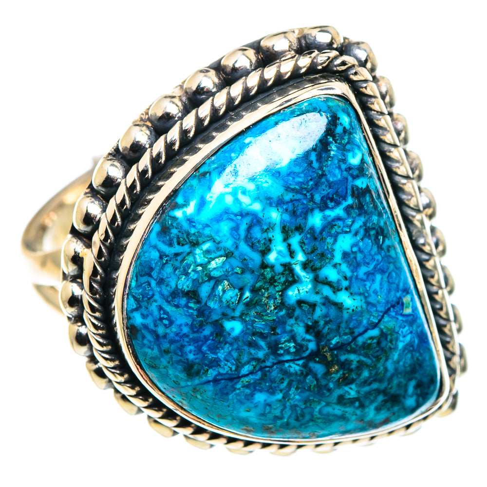 Chrysocolla Rings handcrafted by Ana Silver Co - RING92533