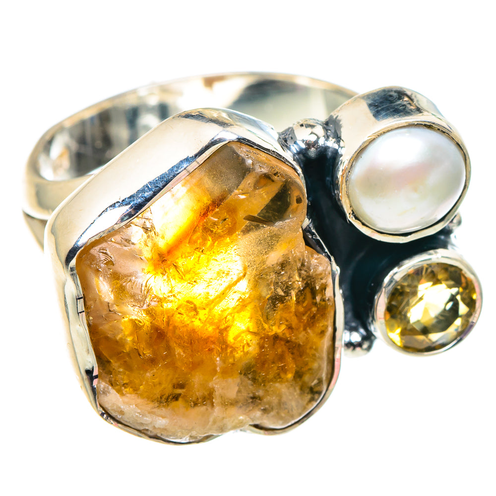 Citrine Rings handcrafted by Ana Silver Co - RING92539