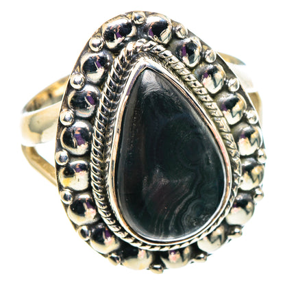 Psilomelane Rings handcrafted by Ana Silver Co - RING92542