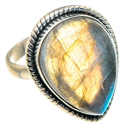 Labradorite Rings handcrafted by Ana Silver Co - RING92545