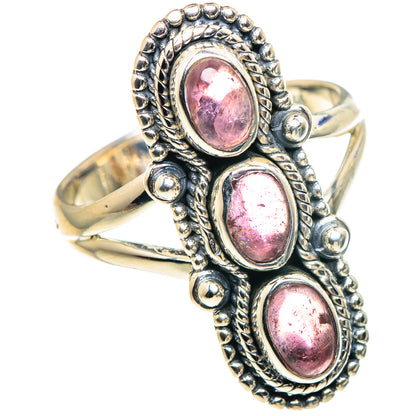 Pink Tourmaline Rings handcrafted by Ana Silver Co - RING92552