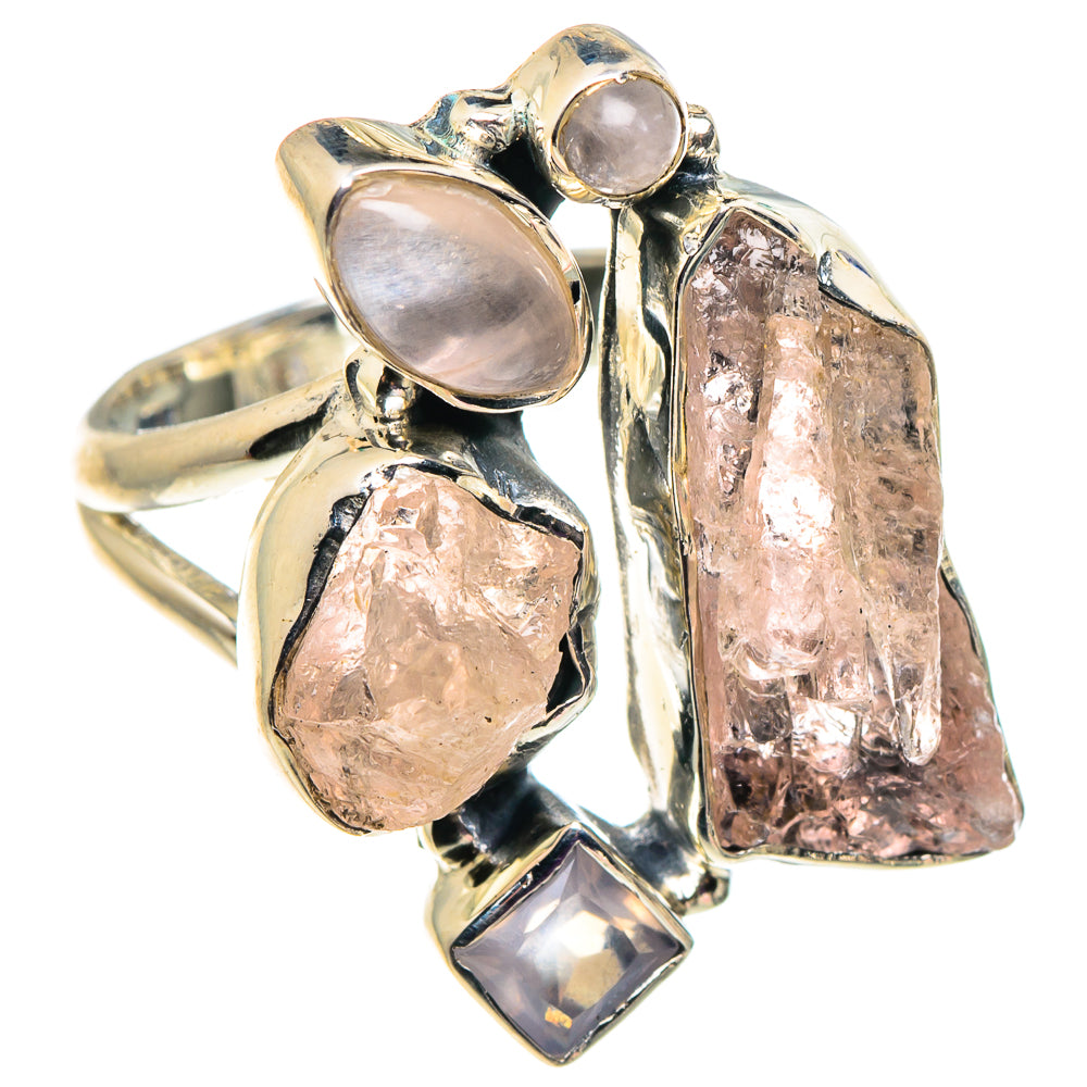 Rose Quartz Rings handcrafted by Ana Silver Co - RING92553
