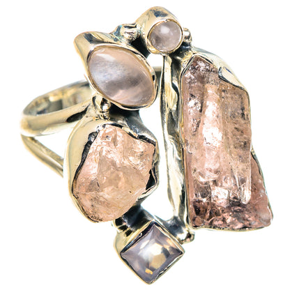 Rose Quartz Rings handcrafted by Ana Silver Co - RING92553