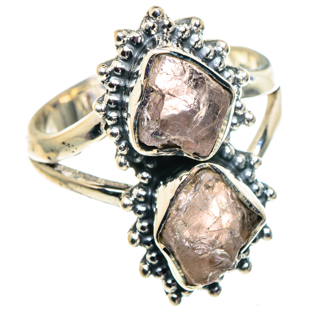Rose Quartz Rings handcrafted by Ana Silver Co - RING92563