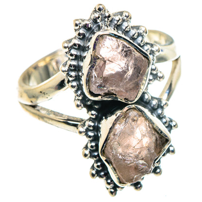 Rose Quartz Rings handcrafted by Ana Silver Co - RING92563