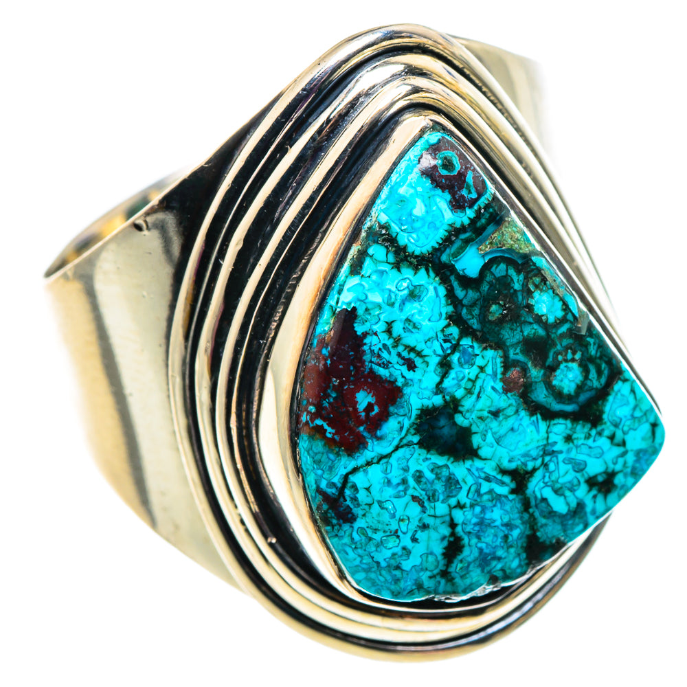 Chrysocolla Rings handcrafted by Ana Silver Co - RING92570