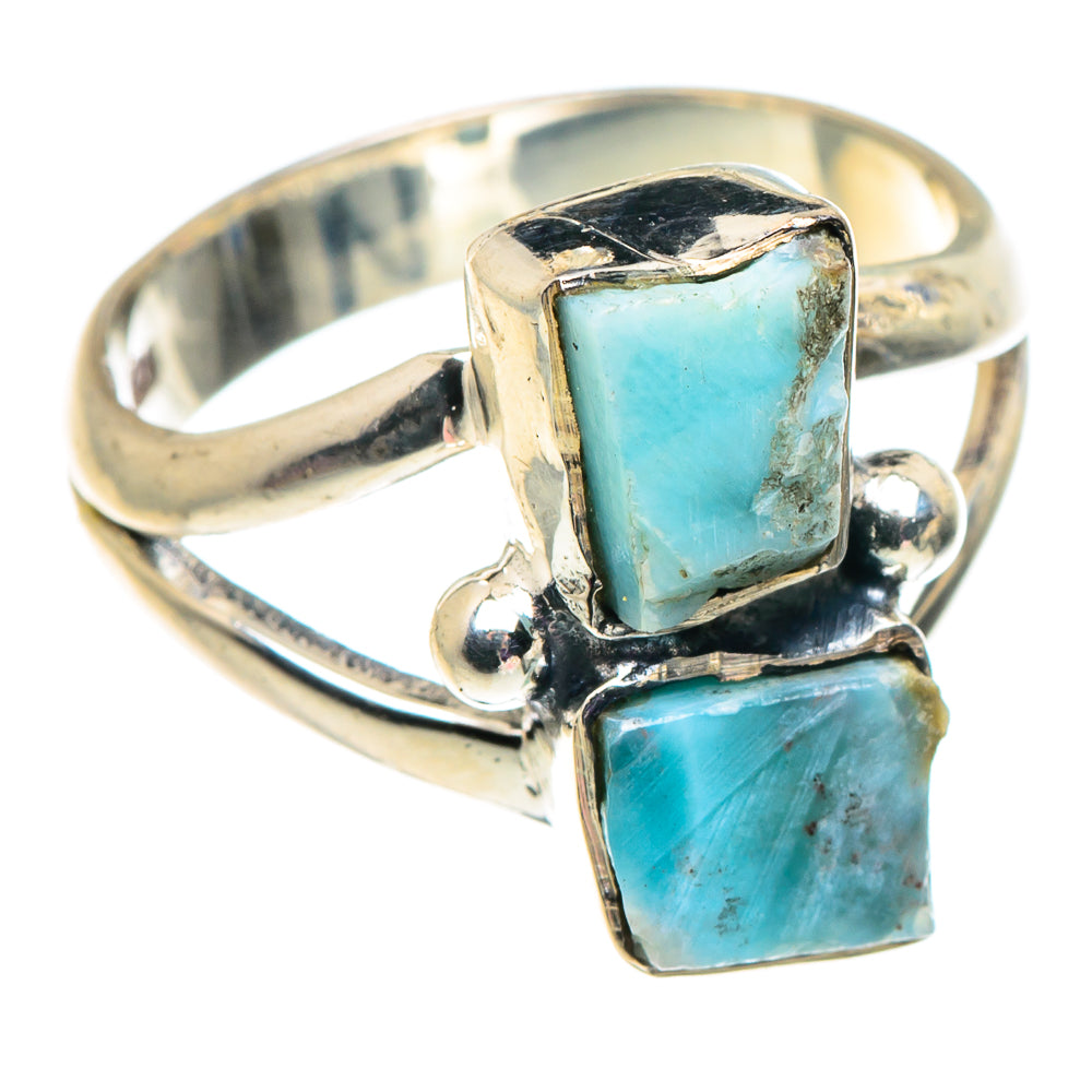 Larimar Rings handcrafted by Ana Silver Co - RING92574