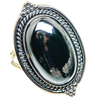 Hematite Rings handcrafted by Ana Silver Co - RING92584