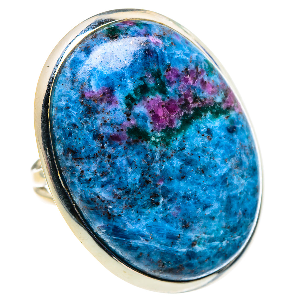 Ruby Fuchsite Rings handcrafted by Ana Silver Co - RING92589