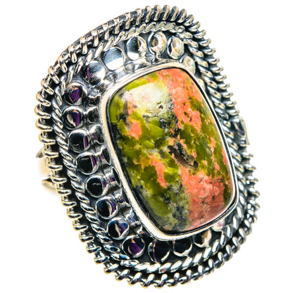 Unakite Rings handcrafted by Ana Silver Co - RING92599
