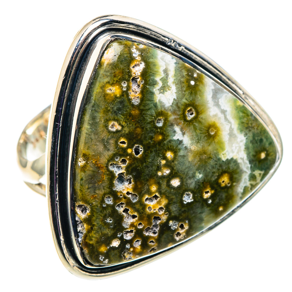 Ocean Jasper Rings handcrafted by Ana Silver Co - RING92600
