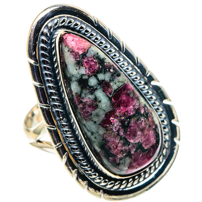 Russian Eudialyte Rings handcrafted by Ana Silver Co - RING92608