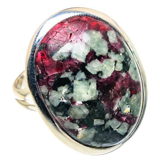 Russian Eudialyte Rings handcrafted by Ana Silver Co - RING92609