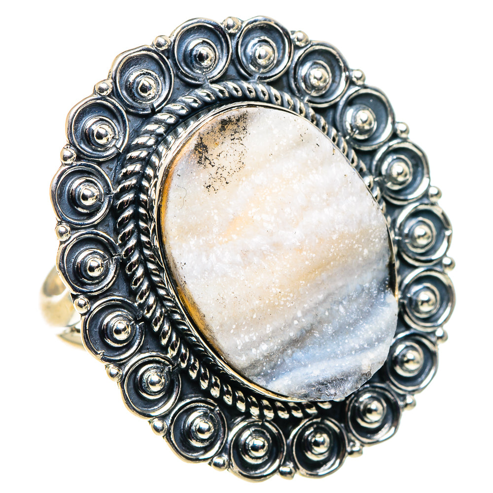 Desert Druzy Rings handcrafted by Ana Silver Co - RING92615 - Photo 2