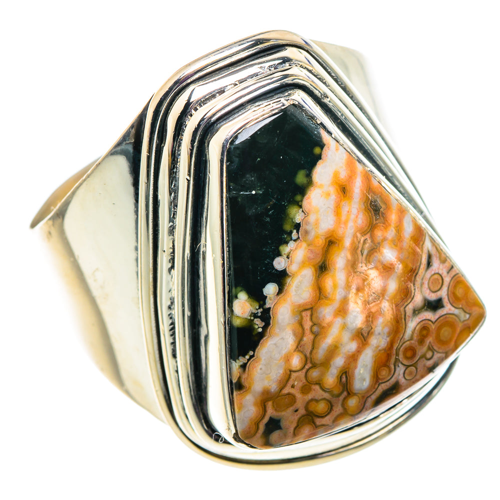 Ocean Jasper Rings handcrafted by Ana Silver Co - RING92619
