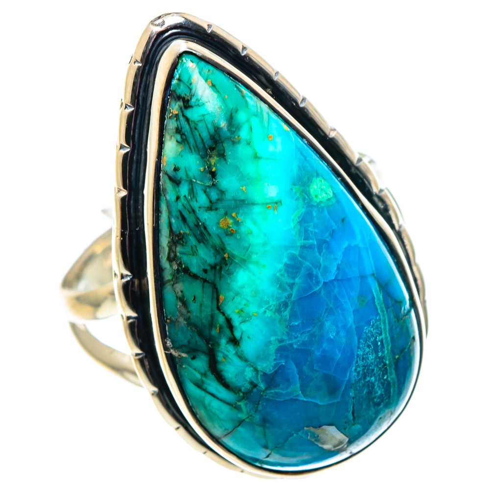 Chrysocolla Rings handcrafted by Ana Silver Co - RING92623