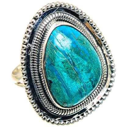 Chrysocolla Rings handcrafted by Ana Silver Co - RING92625