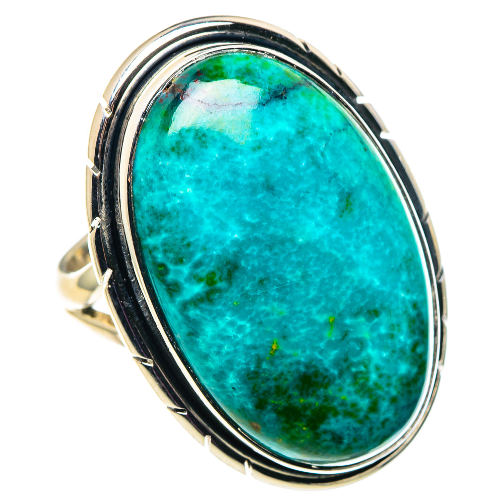 Chrysocolla Rings handcrafted by Ana Silver Co - RING92627