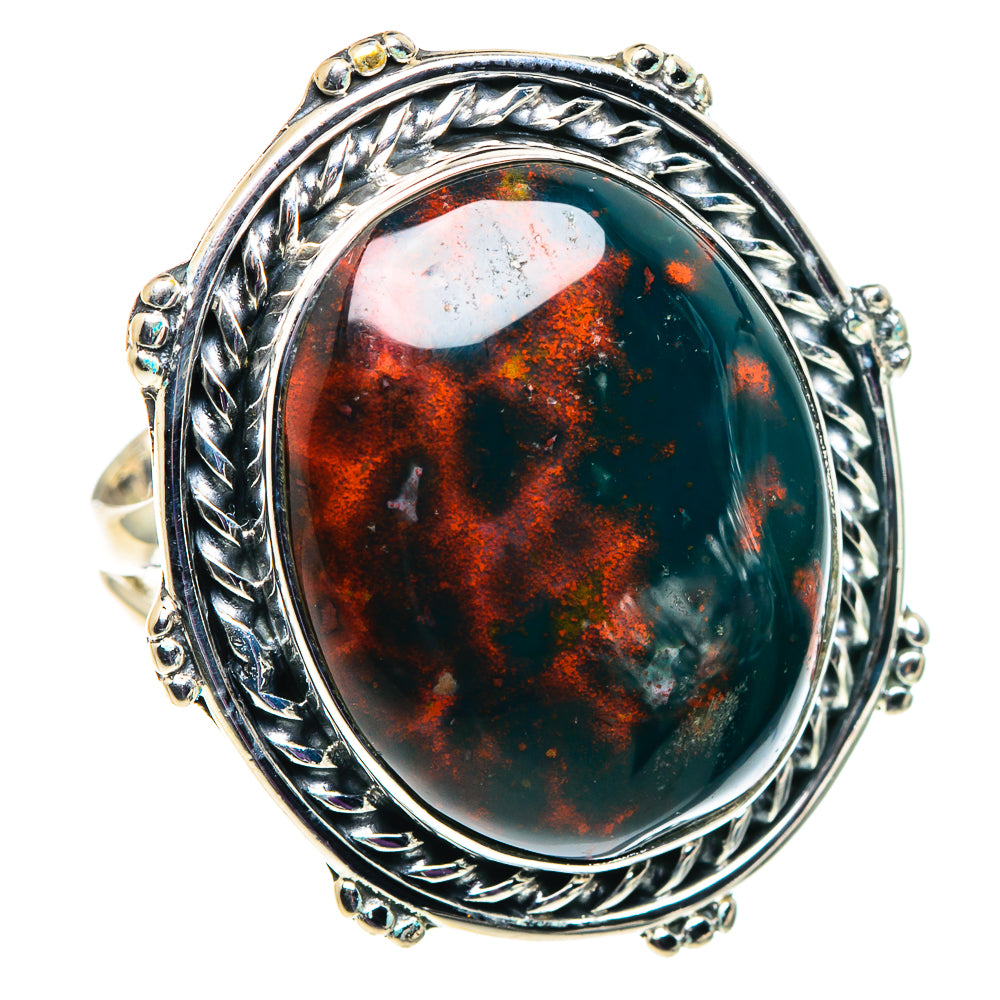 Bloodstone Rings handcrafted by Ana Silver Co - RING92629