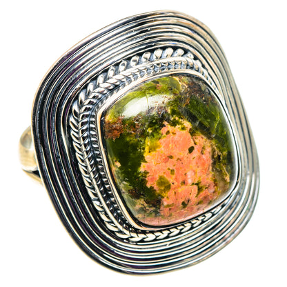 Unakite Rings handcrafted by Ana Silver Co - RING92632 - Photo 2