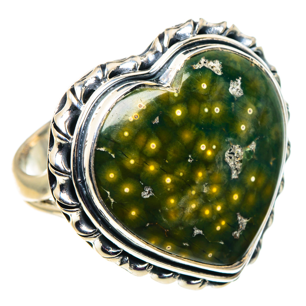 Ocean Jasper Rings handcrafted by Ana Silver Co - RING92633
