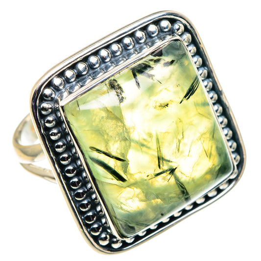 Prehnite Rings handcrafted by Ana Silver Co - RING92634