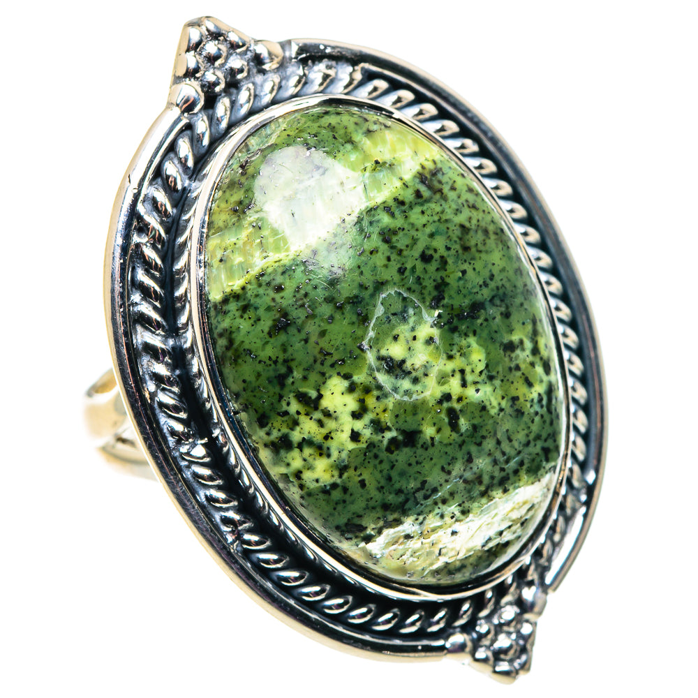Lizard Jasper Rings handcrafted by Ana Silver Co - RING92635