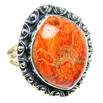 Sponge Coral Rings handcrafted by Ana Silver Co - RING92639