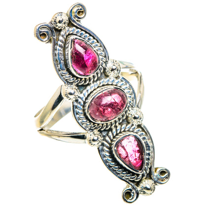 Pink Tourmaline Rings handcrafted by Ana Silver Co - RING92642