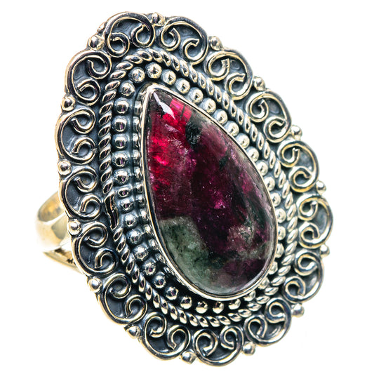 Russian Eudialyte Rings handcrafted by Ana Silver Co - RING92643 - Photo 2