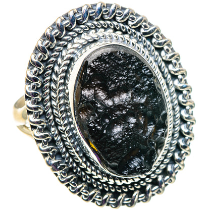 Tektite Rings handcrafted by Ana Silver Co - RING92648 - Photo 2