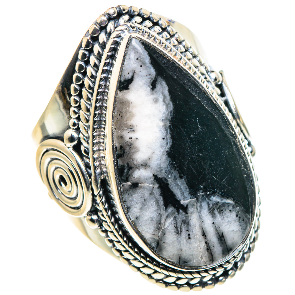 Chrysanthemum Stone Rings handcrafted by Ana Silver Co - RING92650