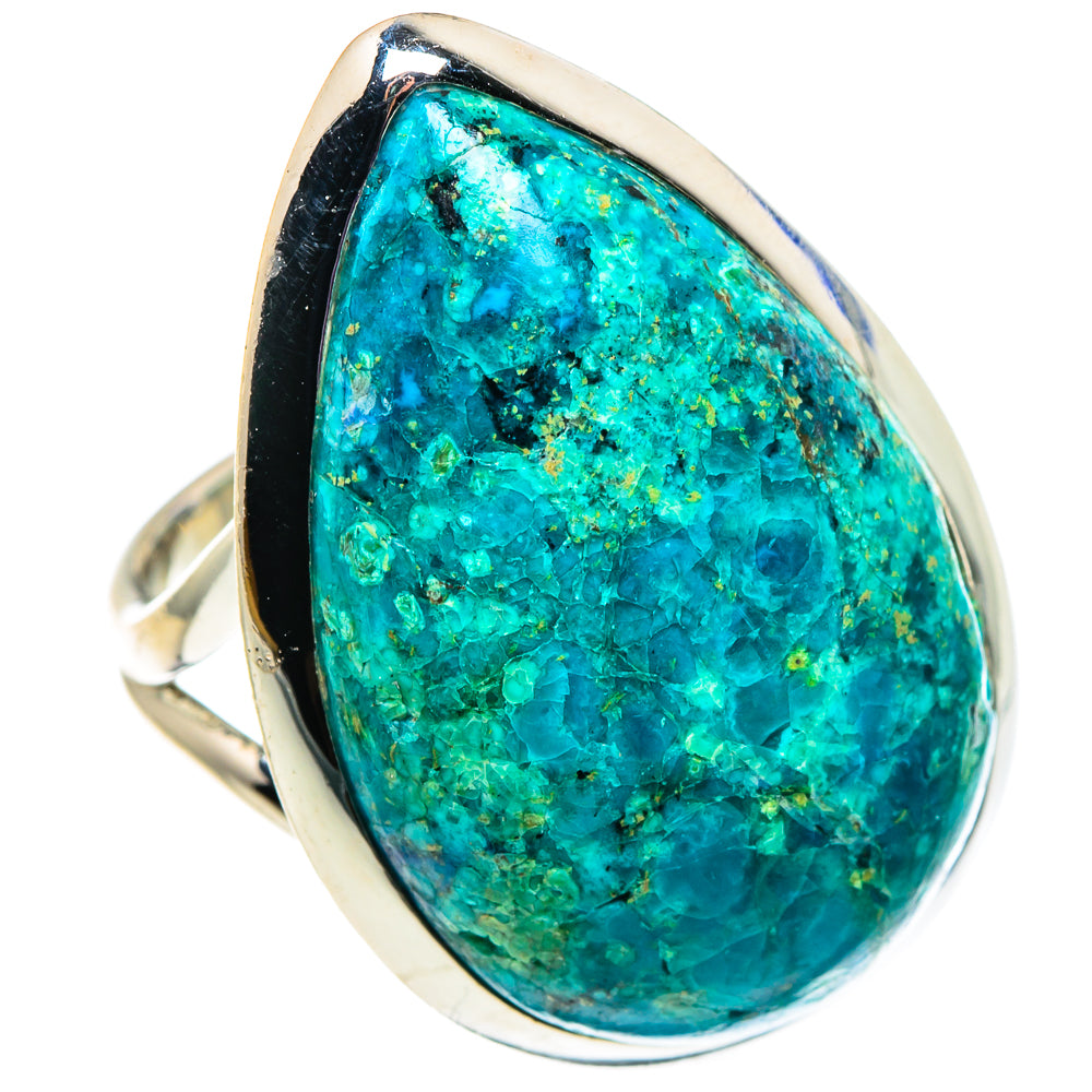 Chrysocolla Rings handcrafted by Ana Silver Co - RING92656