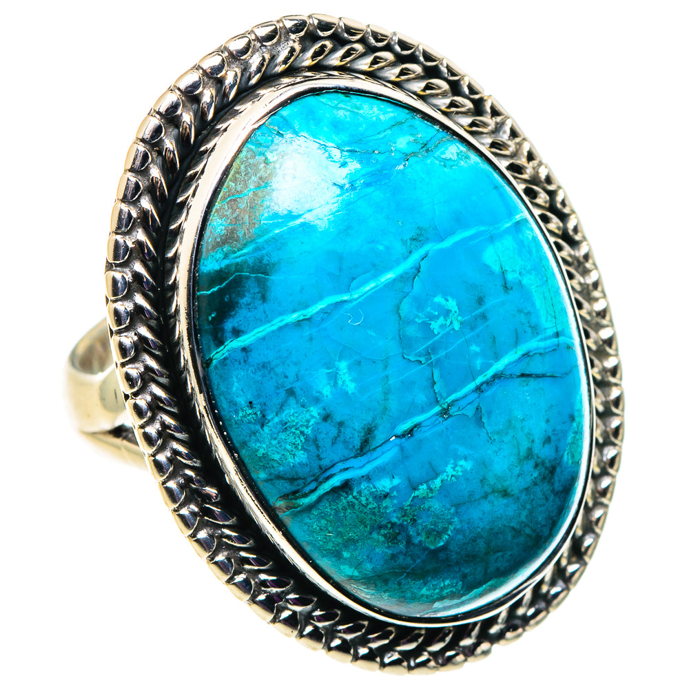Chrysocolla Rings handcrafted by Ana Silver Co - RING92658