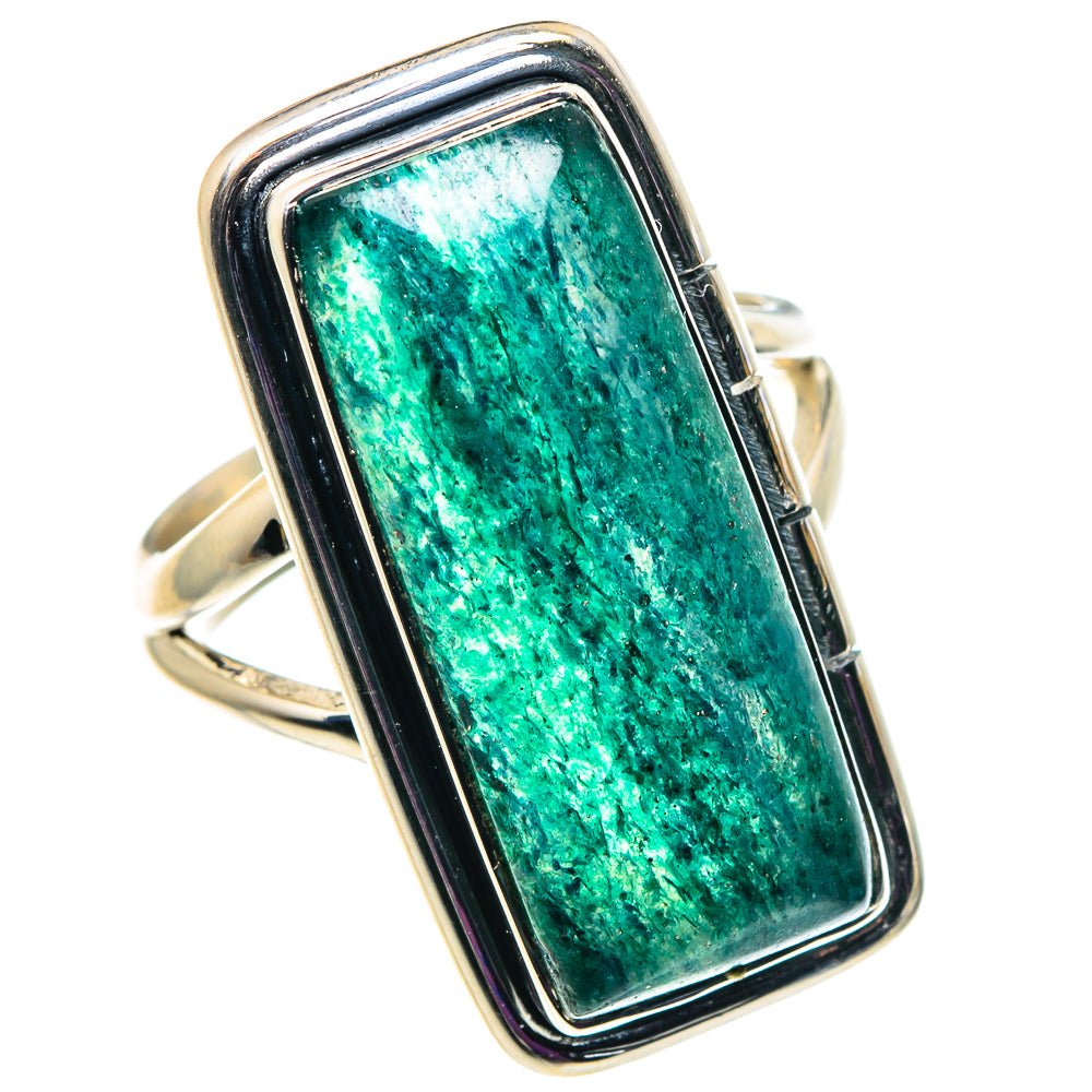 Green Aventurine Rings handcrafted by Ana Silver Co - RING92666
