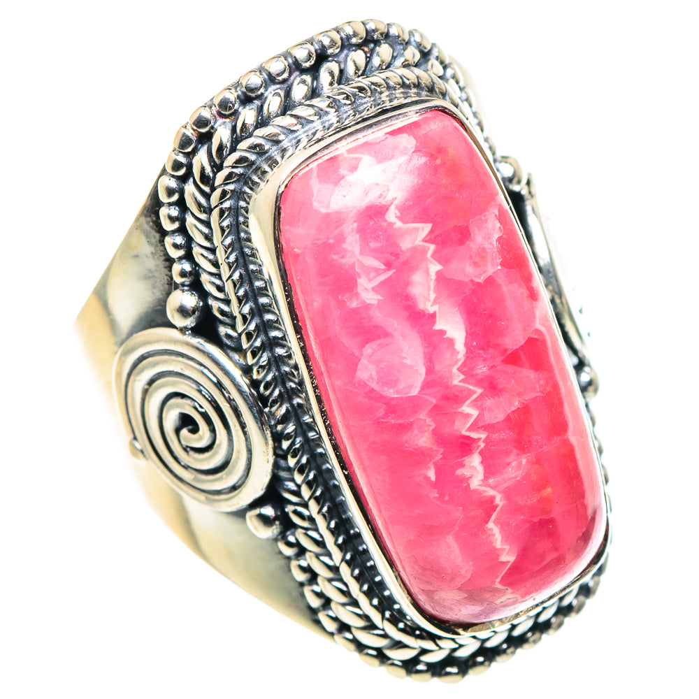 Rhodochrosite Rings handcrafted by Ana Silver Co - RING92677