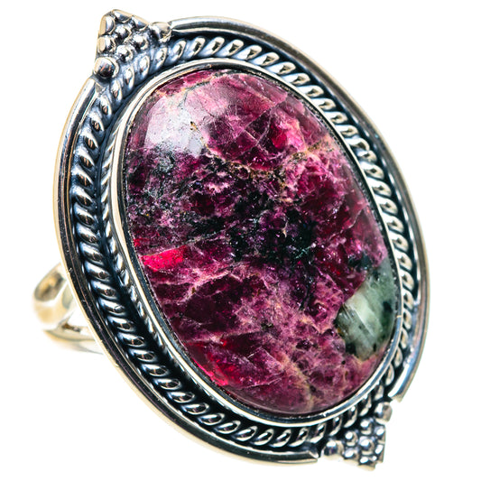 Russian Eudialyte Rings handcrafted by Ana Silver Co - RING92678