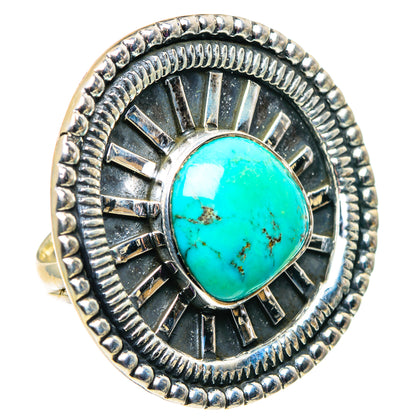 Tibetan Turquoise Rings handcrafted by Ana Silver Co - RING92699